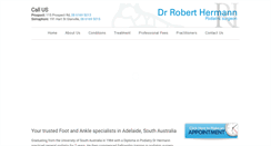 Desktop Screenshot of footandankle.com.au